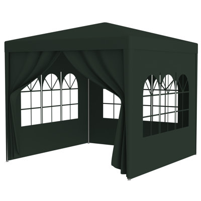 Tente de pavillon de jardin 10 pi x 10 pi pour l'extérieur, avec parois latérales détachables pour le camping, les barbecues et les rassemblements