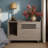 Concealed Cat Litter Box Enclosure with Wheels and Storage Top-1324091301