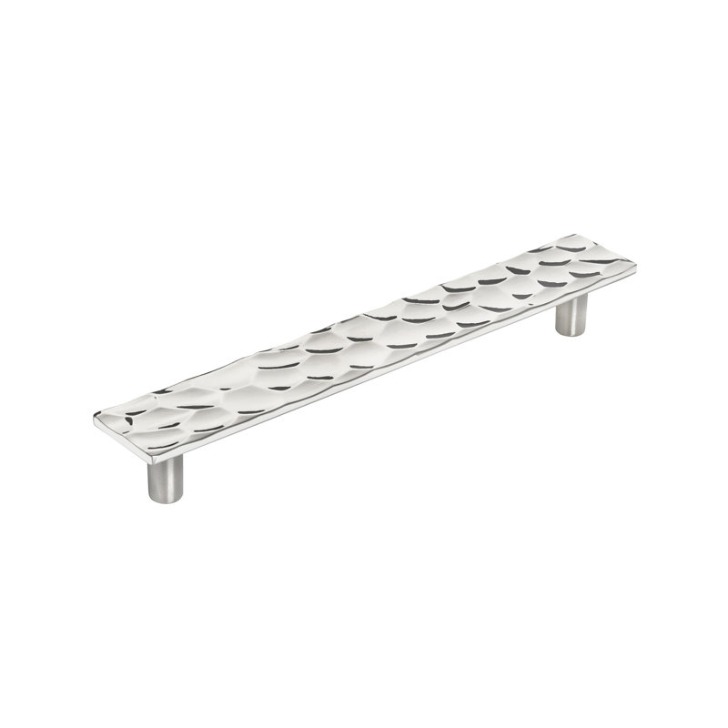 Poignée barre Kamari, Nickel poli, 3.75"