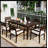 Outdoor Patio Acacia Wood Dining Set-1499998050