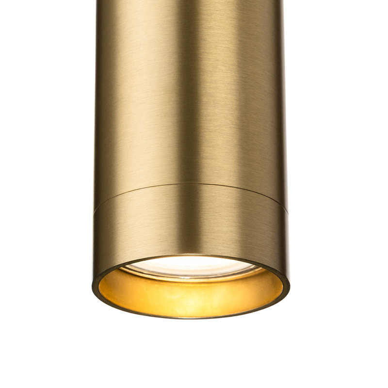 1 - Light Kitchen Island Pendant, Satin Brass