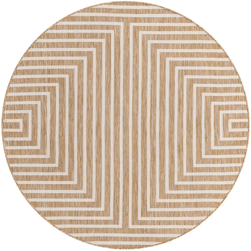 Tapis contemporain Nykeia, Rond 6 pi 1 po