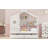 Wooden House Bed With 2 Drawers-419085623-419085624