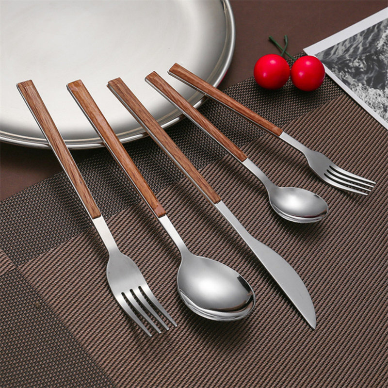 Latitude Run® Deridder Stainless Steel Flatware Set - Service for 4