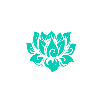 Décalcomanie murale yoga lotus