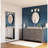 Three-Light Industrial Vanity Light-100013177