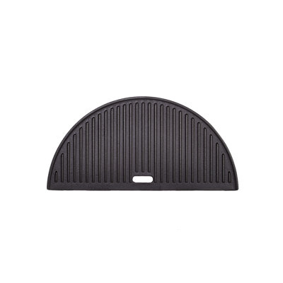 Kamado Joe Half Moon Cast Iron Reversible Grill Griddle for 18 in. ClassicJoe