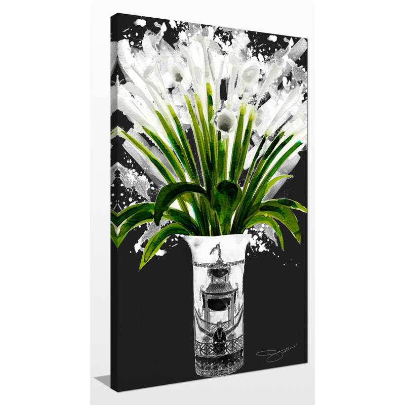 «Lillys Gray», impression, Toile tendue, H 30 po x l 18 po x P 1 po