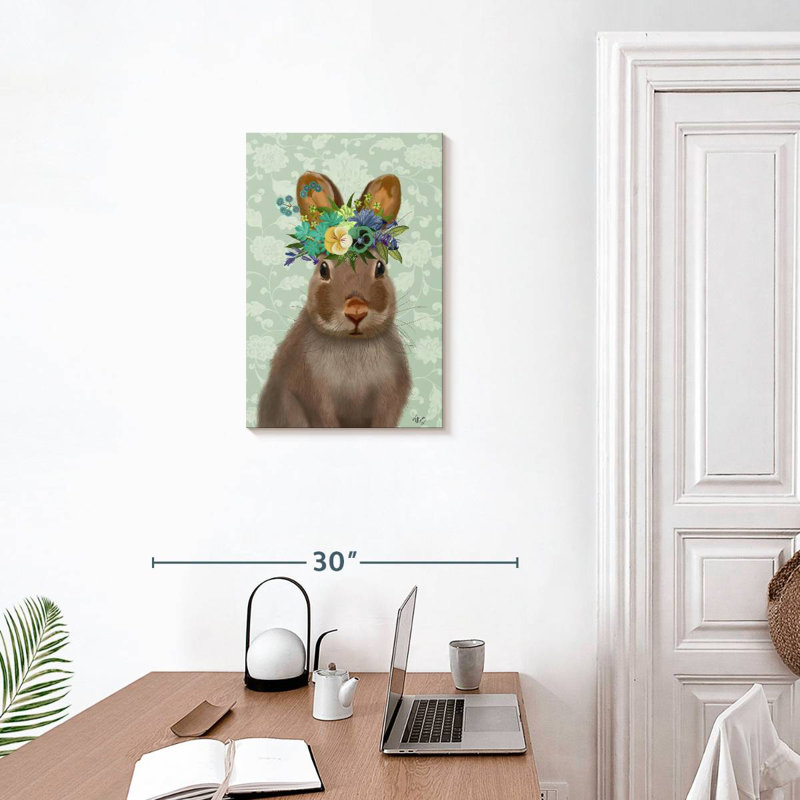 Lapin bohémien, H 24 po x l 16 po