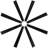 Modern 72" 8-Blade Windmill Indoor Matte Black Ceiling Fan With LED Lights, Remote Control and Quiet DC Motor-1425338763-1425338761