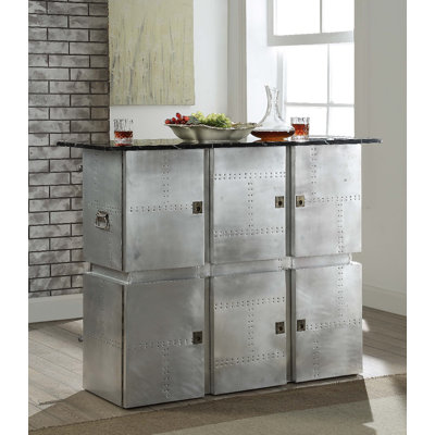 Table de bar Brancaster avec plateau en marbre