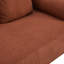 78 "3 orange avec 3 coussins, pour le salon, la chambre à coucher, un appartement - qualité 78 pouces, 3 coussins confortables et polyvalents