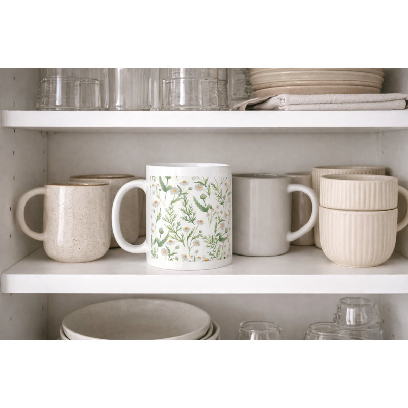 Mugs-set Of 6-white