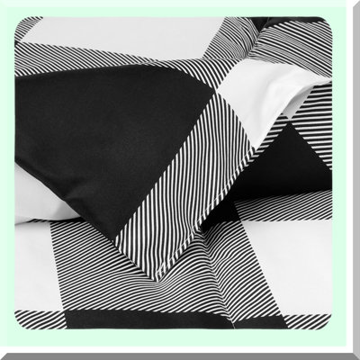 Buffalo Dream 3-Piece Comforter Set - Queen Size - Cozy Bedding Collection with Buffalo Check Pattern - Soft and Stylish Bed Set for Bedroom