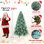 Arbre de Noël 7,5 pi PE / PVC bleu-vert-157502339