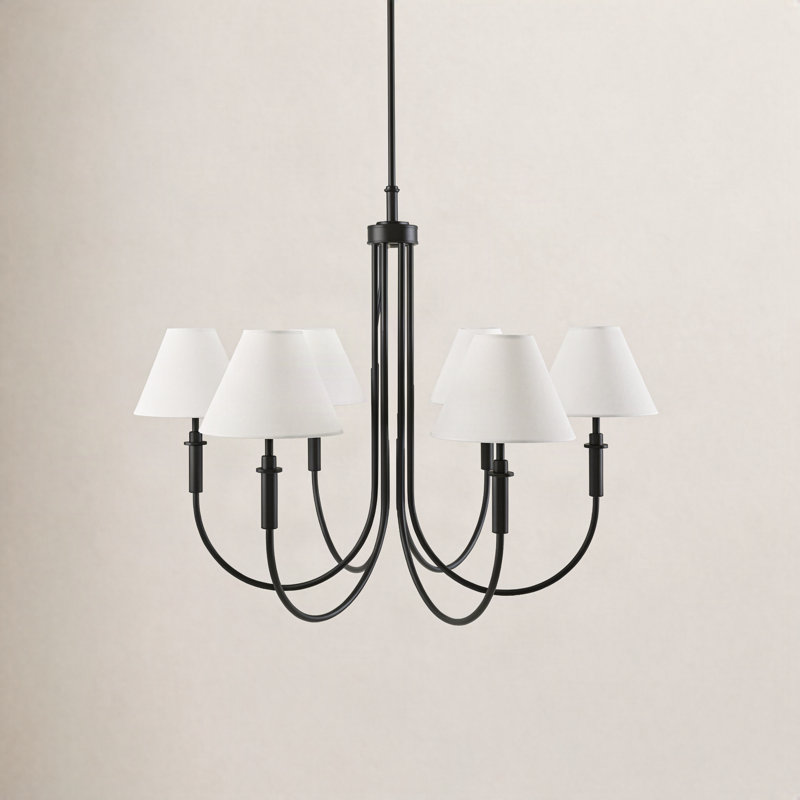 Celeste Chandelier, Matte Black
