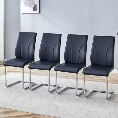 Dining Chair Set, Dining Chair Set, High Back Seat And Sturdy Leg Chair, Suitable For Dining Room, Kitchen, Living Room