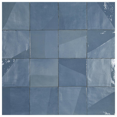 Carreau de sol en porcelaine à bord droit 5,5 "x 5,5" Subway Tile