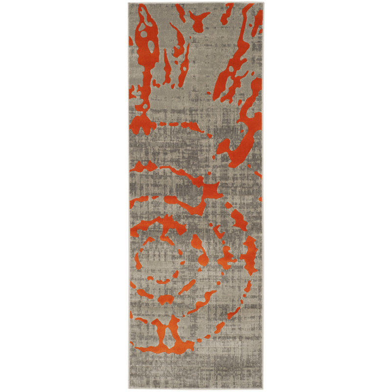 Deasia Porcello Performance Abstract Rug, Runner 2'4" x 11'