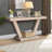 60"Long Distressed  2-Tier Wooden Console Table-1034596157