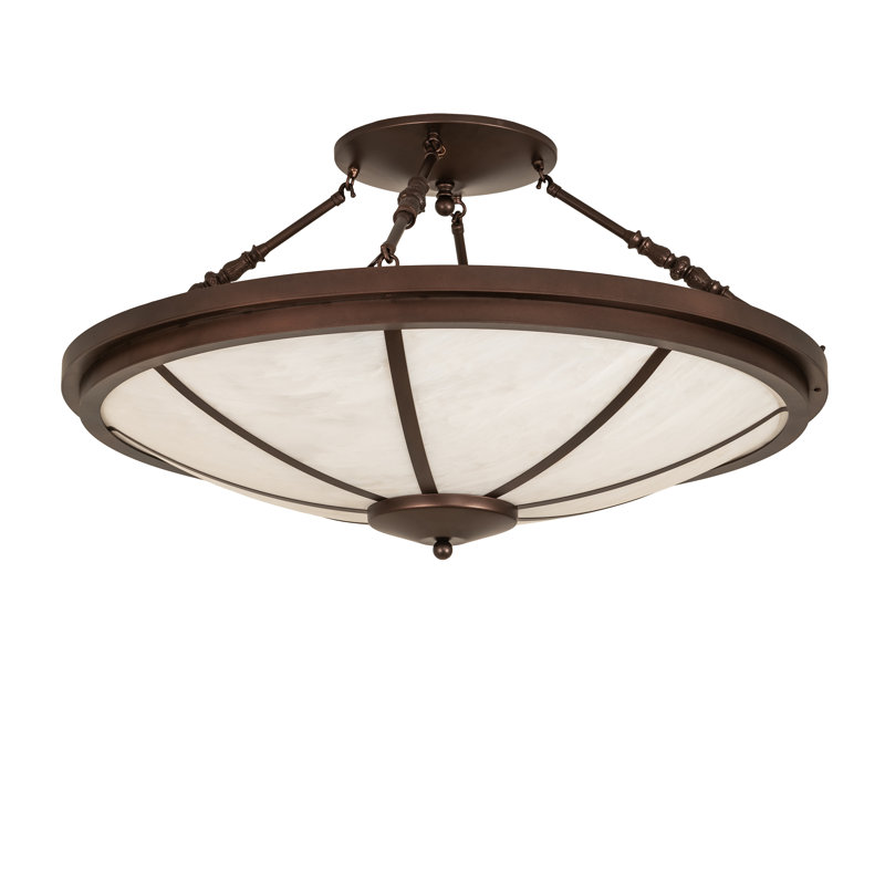 6 - Light Semi Flush Mount