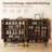 5-Tier Shoe Cabinet with Barn-Inspired Doors-830026650