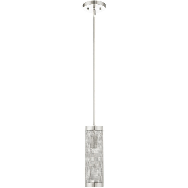 Luminaire suspendu cylindrique 1 lumière