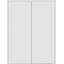 Porte intérieure battante en bois manufacturé 1 panneau Shaker-94493401-94493395-97019596
