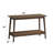 Lamonte Walnut Sofa Table W/Shelf