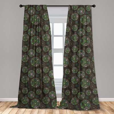 Aizaan Semi Sheer Curtain Pair