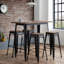 Ohlone Counter Stool with Metal Frame