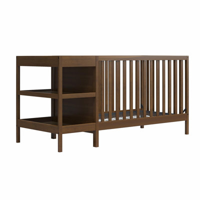 Juaniqua 3-In-1 Convertible Crib & Changer Combo