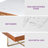 Kreitman Lift Top Extendable Nesting Coffee Table Set With Storage & 4 Stools