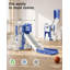 Ensemble de glissade pour tout-petits 6-en-1 avec panier de basketball et télescope pour enfants 1-3 Suteck-130372964