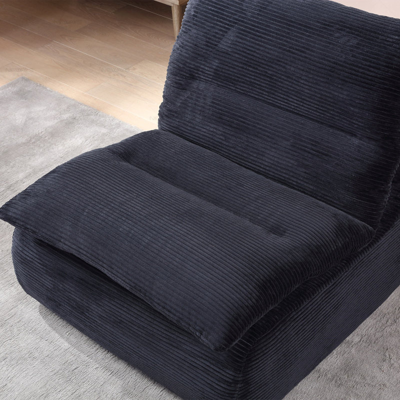 Contemporary Single Sofa Chair Soft Compression Lounge Bean Bag
