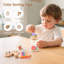 Ensemble de gobelets en bois Montessori