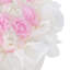 Coussin décoratif décoratif rose et blanc 13 x 15 pouces