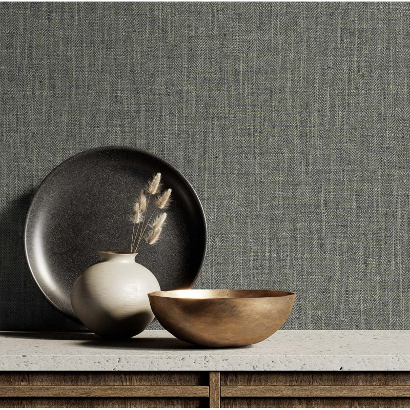 Tedlar Vinyl Wallpaper Roll, Peppercorn