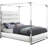 Niviarsiaq Upholstered Metal Canopy Bed-251464136-251464133