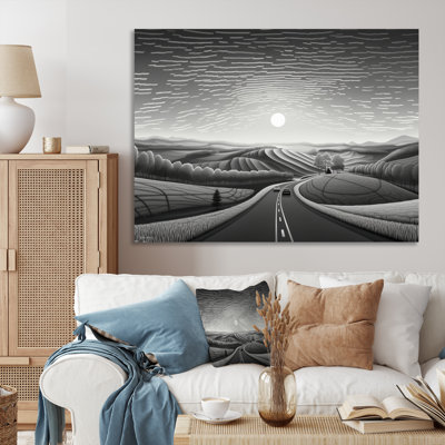" Monochrome Road By The Country III "