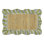 Jute Scalloped Purple and Green Rug