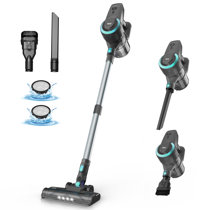 Lubluelu Touch Screen Cordless Vacuum Cleaner with Auto Dust Detection  25000pa