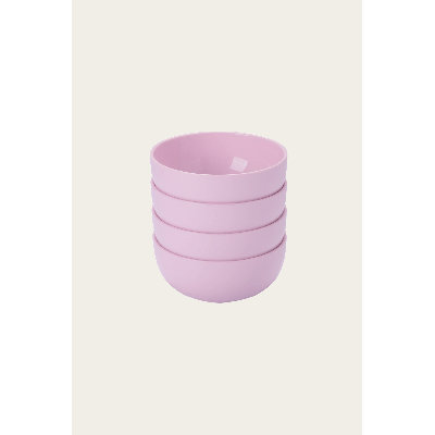Plate and Bowl Set | Pink