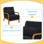 Chaise longue en bois durable et fonctionnelle-129879277