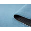 Taeler Washable Modern Living Room Rug Polyester Plain Indoor Area Rug with Low Pile - Anti-Slip Felt Backing Carpet Bedroom-Hallway, Teal-1447419084
