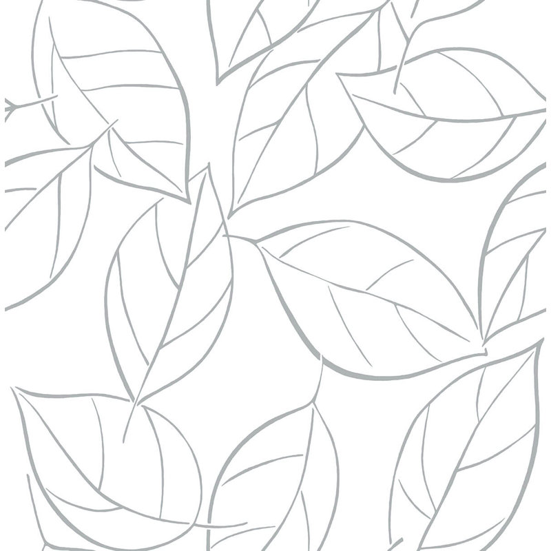Rouleau de papier peint adhésif L 18 pi x l 20,5 po Bentlie, Gris rêveur