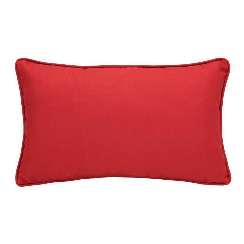 Outdoor Reversible Throw Pillow, Solid Color