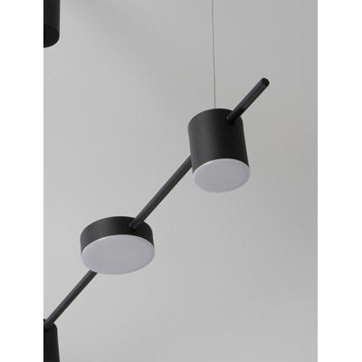 NORDIK 5 - Light Black LED Pendant