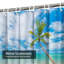 Rideau de douche Palm Tree Beach-207102860
