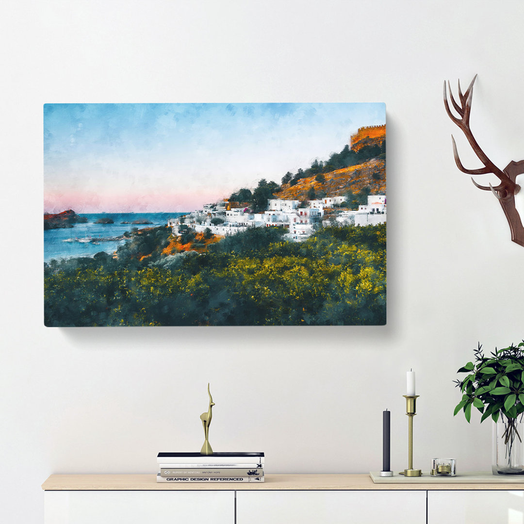 The Island of Rhodes in Greece - Wrapped Canvas